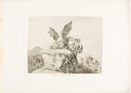 Against the Common Good, plate 71 from The Disasters of War, 1815/20, published 1863, Francisco