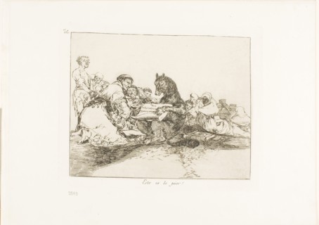 That is the worst of it!, plate 74 from The Disasters of War, 1815/20, published 1863, Francisco