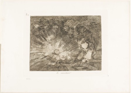 Will She Rise Again?, plate 80 from The Disasters of War, 1815/20, published 1863, Francisco José