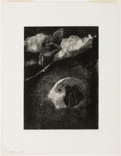 Limbo, plate four from In Dreams, 1879, Odilon Redon, French, 1840-1916, France, Lithograph on