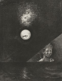 On the Horizon the Angel of Certitude, and in the Somber Heaven a Questioning Eye, plate four from
