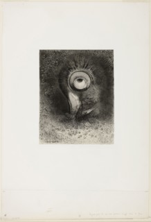 There Was Perhaps a First Vision Attempted in the Flower, plate 2 of 8 from Les Origines, 1883,