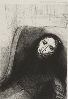 Des Esseintes, Frontispiece for A Rebours by J.K. Huysmans, 1888, Odilon Redon, French, 1840-1916,