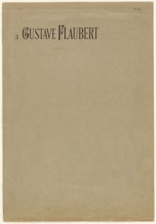 Portfolio Cover for A Gustave Flaubert (Tentation de Saint-Antoine), 1888, Odilon Redon, French,
