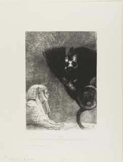 The Sphinx: …my gaze that nothing can deflect, passing through objects, remains fixed on an