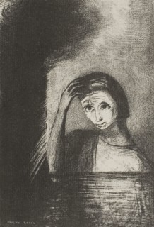 Frontispiece from Emile Verhaeren’s Les Debacles, 1889, Odilon Redon, French, 1840-1916, France,
