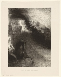 Pilgrim of the Sublunary World, plate 5 of 6, 1891, Odilon Redon, French, 1840-1916, France,