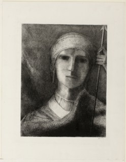 Parsifal, 1891, published 1892, Odilon Redon, French, 1840-1916, France, Transfer lithograph on