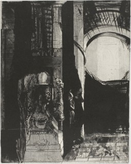 And On Every Side Are Columns of Basalt,…the Light Falls From the Vaulted Roof, plate 3 of 24,