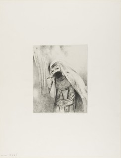 She Draws From Her Bosom a Sponge, Perfectly Black, and Covers it With Kisses, plate 8 of 24, 1896,