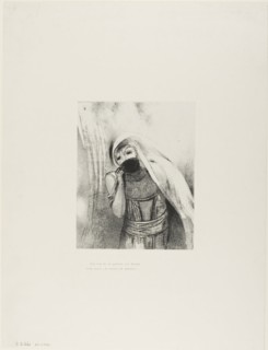 She Draws From Her Bosom a Sponge, Perfectly Black, and Covers it With Kisses, plate 8 of 24, 1896,