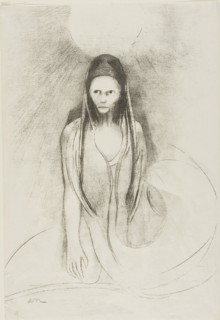 Intelligence was Mine! I Became the Buddha, plate 12 of 24, 1896, Odilon Redon, French, 1840-1916,