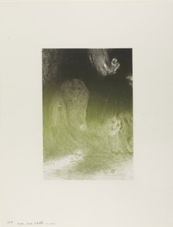 I Have Sometimes Seen in the Sky What Seemed Like Forms of Spirits, plate 21 of 24, 1896, Odilon