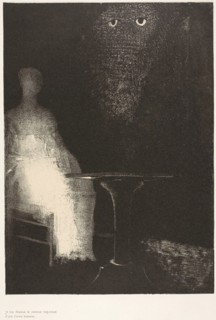 I Continued to Gaze on the Chair, and Fancied I Saw on It a Pale Blue Misty Outline of a Human
