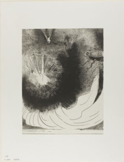 And There Fell a Great Star From Heaven, Burning as it Were a Lamp, plate 5 of 12, 1899, Odilon