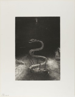 And Bound Him a Thousand Years, plate 8 of 12, 1899, Odilon Redon, French, 1840-1916, France,