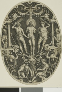 Flagellation, from Passion of Christ, 1575/1600, Jan Sadeler, the Elder (Flemish, 1550-1600), after