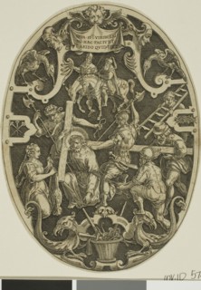 Carrying of the Cross, from Passion of Christ, 1575/1600, Jan Sadeler, the Elder (Flemish,