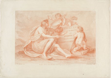 Frontispiece from Cipriani’s Rudiments of Drawing, 1792, Francesco Bartolozzi, Italian, 1727-1815,