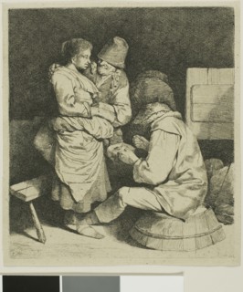 The Young Innkeeper, c. 1650, Cornelis Pietersz Bega, Dutch, 1631/32-1664, Netherlands, Etching on