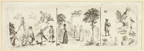 Various Sketches, 1800, Daniel Nikolaus Chodowiecki, German, 1726-1801, Germany, Etching on paper,