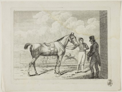 Riding School and Horses, 1806, Johann Adolph Darnstedt, German, 1769-1844, Germany, Etching on