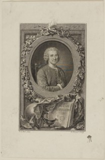 Jean Jacques Rousseau, 1764/72, Etienne Ficquet (French, 1719-1794), after Maurice-Quentin de la