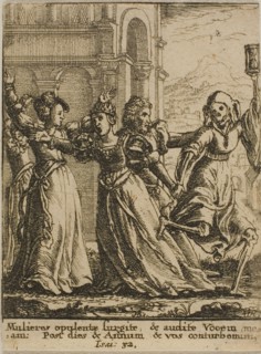The Queen and Death, 1651, Wenceslaus Hollar (Czech, 1607-1677), after Hans Holbein the younger
