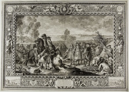 Third Tapestry: The Siege of Douai, 1667, Sébastien Le Clerc, the Elder, French, 1637-1714, France,