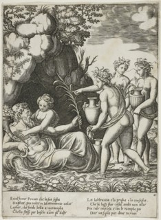 Daphne Embracing her Father, the River Peneus, n.d., Master of the Die (Italian, active c.