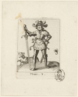 Mars, plate three from Der VII Planeten, n.d., Conrad Meyer, Swiss, 1618-1689, Switzerland, Etching