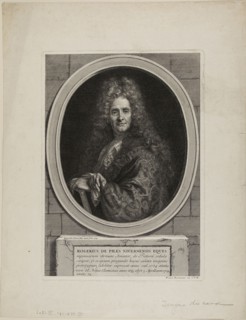 Roger de Piles, 1704, Bernard Picart, French, 1673-1733, France, Etching and engraving in black on