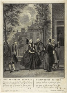 Bridget in Love, c. 1755, Pieter Tanjé (Dutch, 1706-1761), after Cornelis Troost (Dutch,