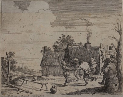 Circle Dance, 1635/68, David Teniers the Younger, Flemish, 1610-1690, Flanders, Etching in black on