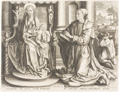Saint Luke Painting the Virgin, n.d., Antoine Wiertz (Belgian, 1806-1865), after Quentin Massys