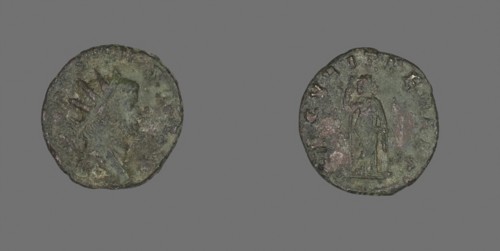 Antoninianus (Coin) Portraying Emperor Gallienus, AD 260/268, Roman, minted in Rome, Roman Empire,