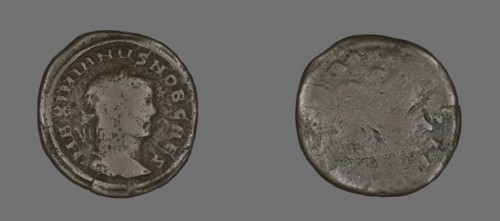 Coin Portraying Emperor Galerius, AD 293, Roman, Roman Empire, Bronze, Diam. 2.9 cm, 7.92 g