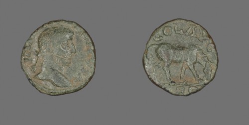 Coin Portraying Emperor Gallienus, AD 253/268, Roman, Roman Empire, Bronze, Diam. 1.9 cm, 3.27 g
