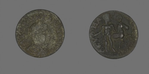 Coin Portraying Emperor Gallienus, AD 253/268, Roman, Roman Empire, Bronze, Diam. 2.1 cm, 4.85 g