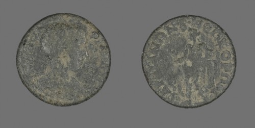 Coin Portraying King Philip II, AD 244/249, Roman, Roman Empire, Bronze, Diam. 2.3 cm, 6.03 g