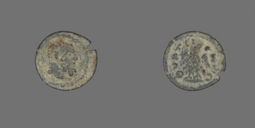 Coin Depicting the Hero Hercules, AD 211/222, Roman, Roman Empire, Bronze, Diam. 1.6 cm, 1.53 g