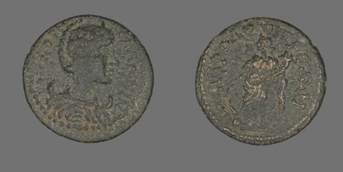 Coin Portraying Salonina, AD 253/268, Roman, Roman Empire, Bronze, Diam. 2.4 cm, 6.41 g