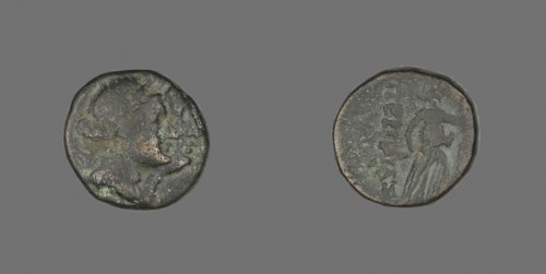 Coin Depicting the God Apollo and the Goddess Artemis, 2nd/1st century BC, Greek, Ancient Greece,
