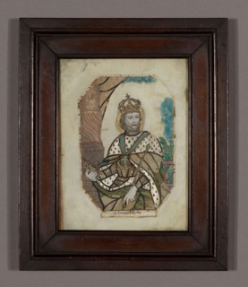 St. Ludovicus, 19th century, Germany, 22.7 x 18.9 cm (8 15/16 x 7 7/16 in.)