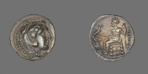 Tetradrachm (Coin) Portraying Alexander the Great, 336/323 BC, Greek, minted in Damascus, Syria,