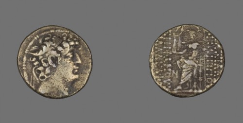 Tetradrachm (Coin) Portraying King Philippus I Philadelphus, 92/83 BC, Roman, Roman Empire, Silver,