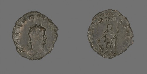 Antoninianus (Coin) Portraying Emperor Gallienus, AD 260/268, Roman, minted in Rome, Roman Empire,