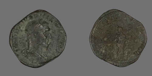 Sestertius (Coin) Portraying Philip the Arab, AD 244/249, Roman, Roman Empire, Bronze, DIam. 3.1