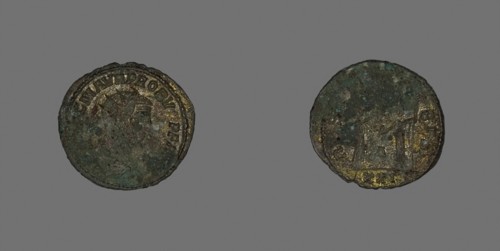 Antoninianus (Coin) Portraying Emperor Probus, AD 276/282, Roman, minted in Antioch, Roman Empire,