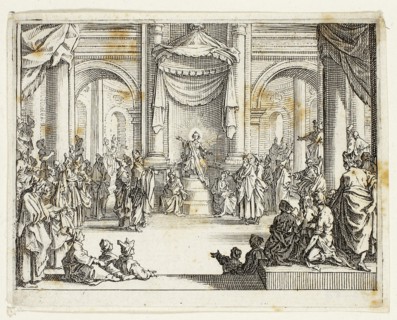 Jesus Among the Doctors, from The New Testament, 1635, Jacques Callot (French, 1592-1635),